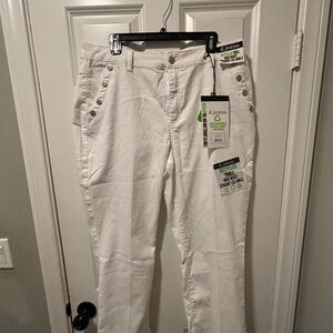 d. jeans Women's High Rise Classic White Jeans